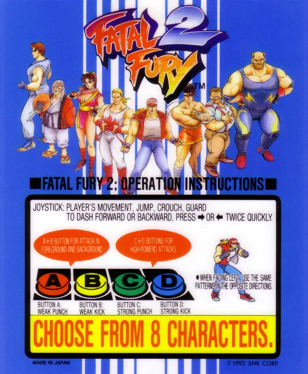 Fatal Fury 2 mini marquee